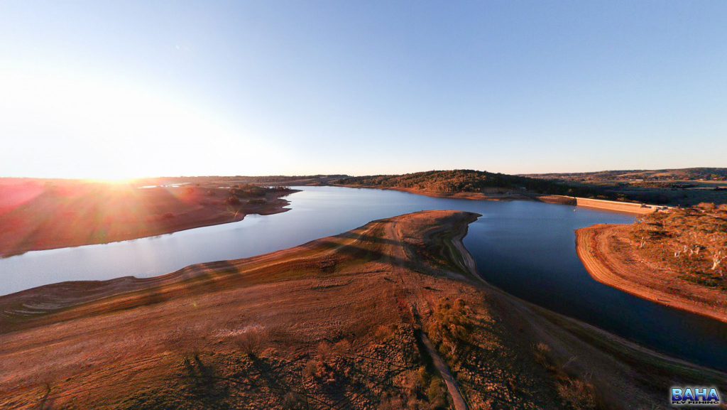 Sunset over Lake Oberon