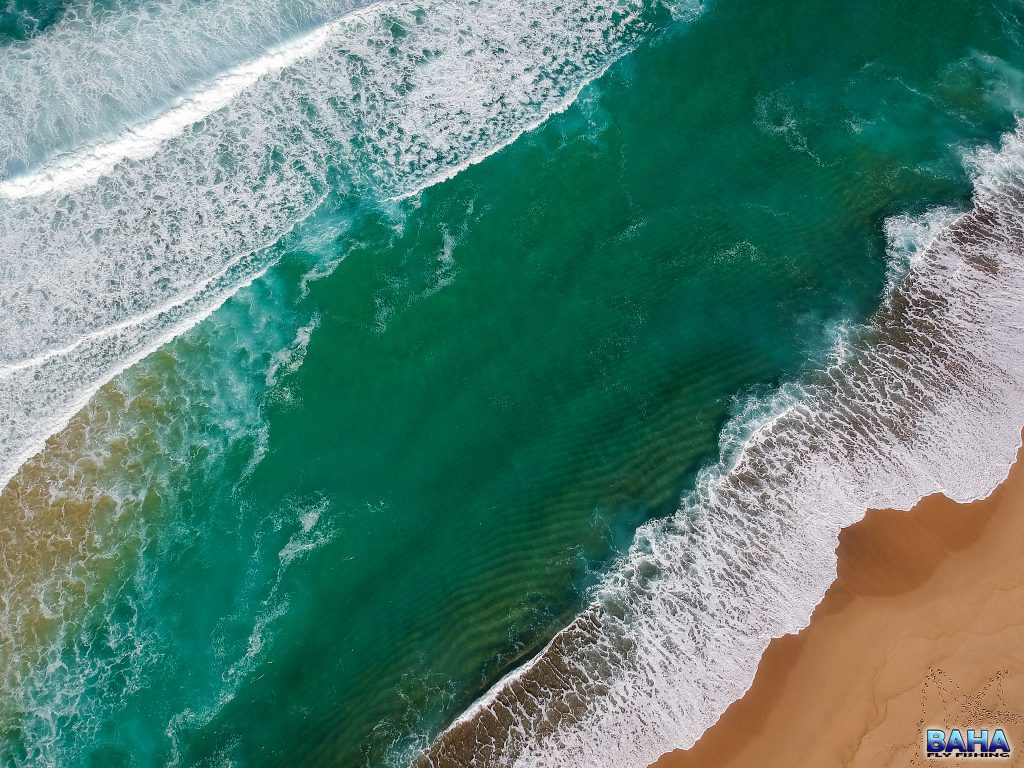 The surf at Blacksmiths Beach