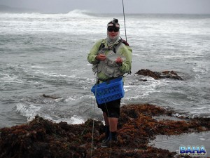 Nick with a kingfish at Cape Vidal