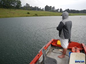 Nick Fishing In The Rain