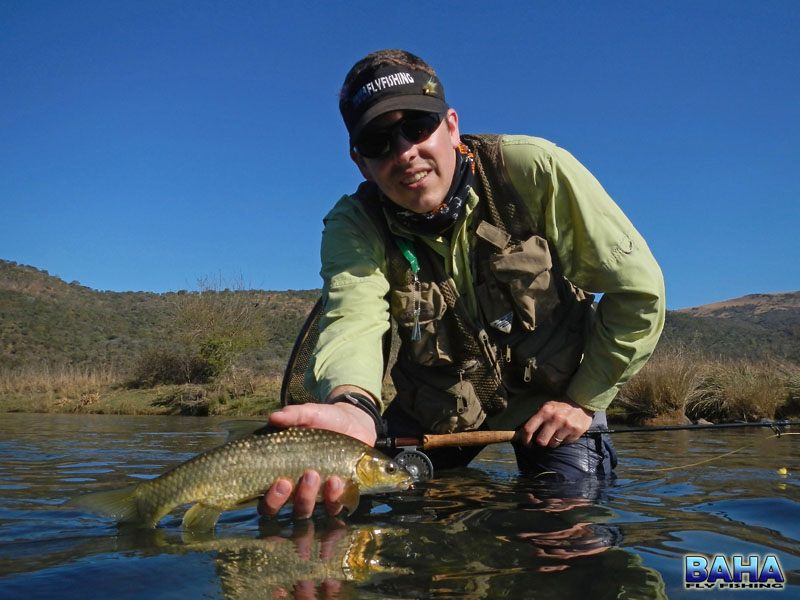 Warren Prior with a scaly