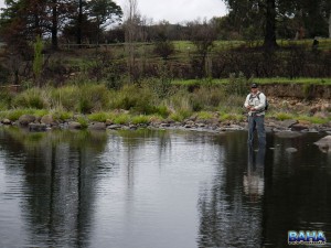 Nick fishing the Pholela River