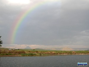 Rainbow over Lake Ringstead