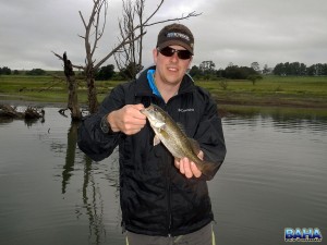 Warren's first bass of the trip