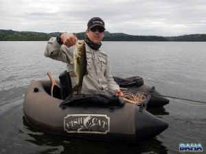 Warren with a bass at Inanda Dam