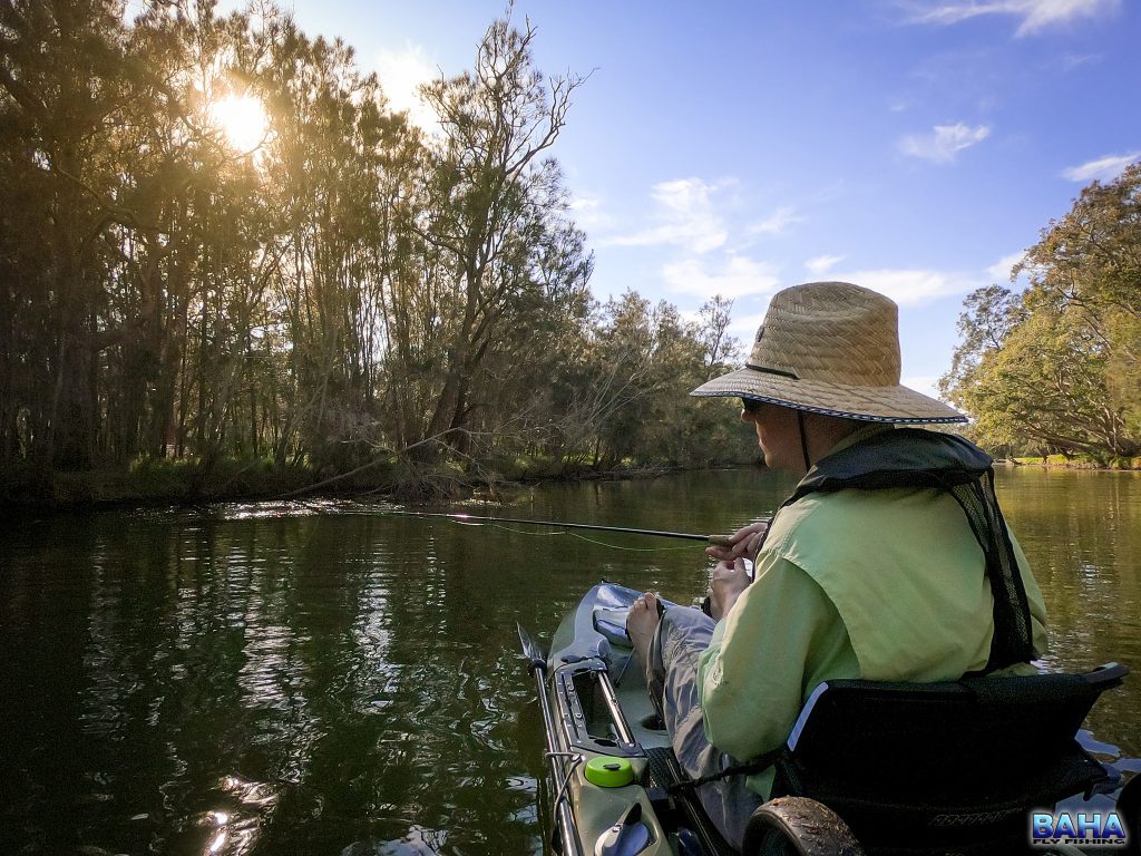 Fly fishing Budgewoi Creek