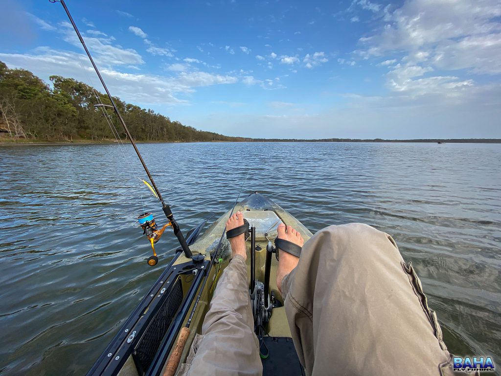 Heading out on Budgewoi Lake