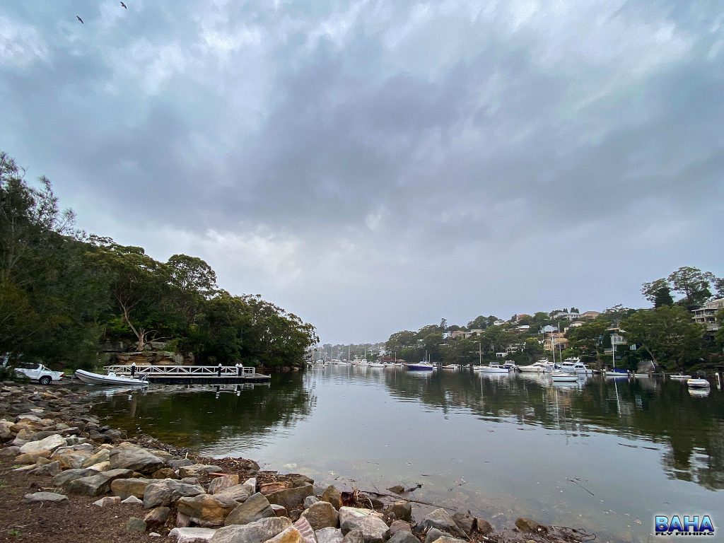 The Tunks Park boat ramp on a cloudy morning