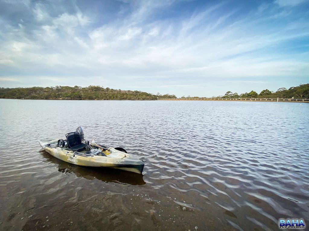 An afternoon kayak session on Manly Dam