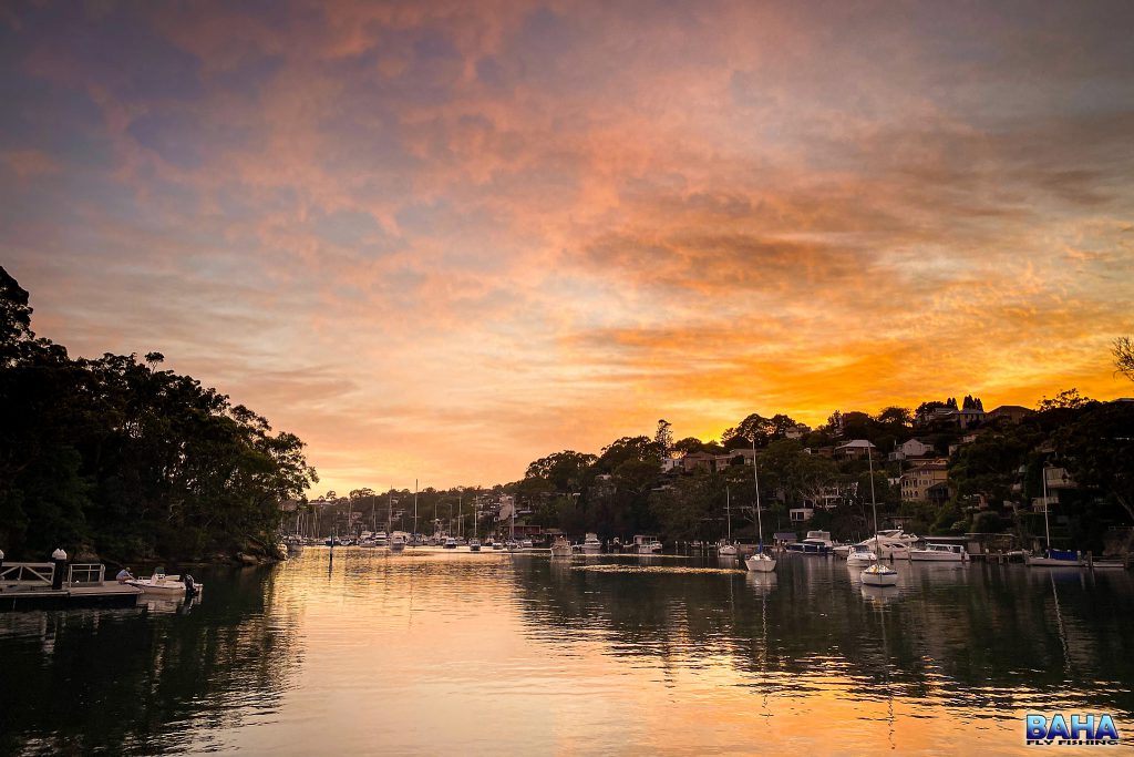 Sunrise at the Tunks Park boat ramp