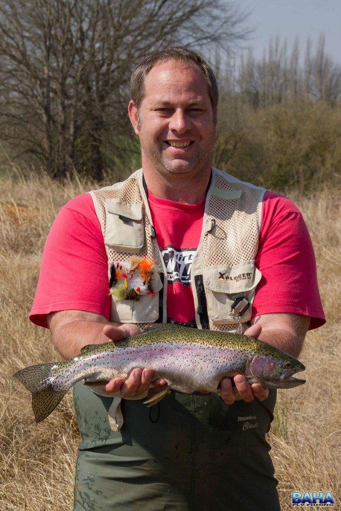 Andrew with the fish of the day