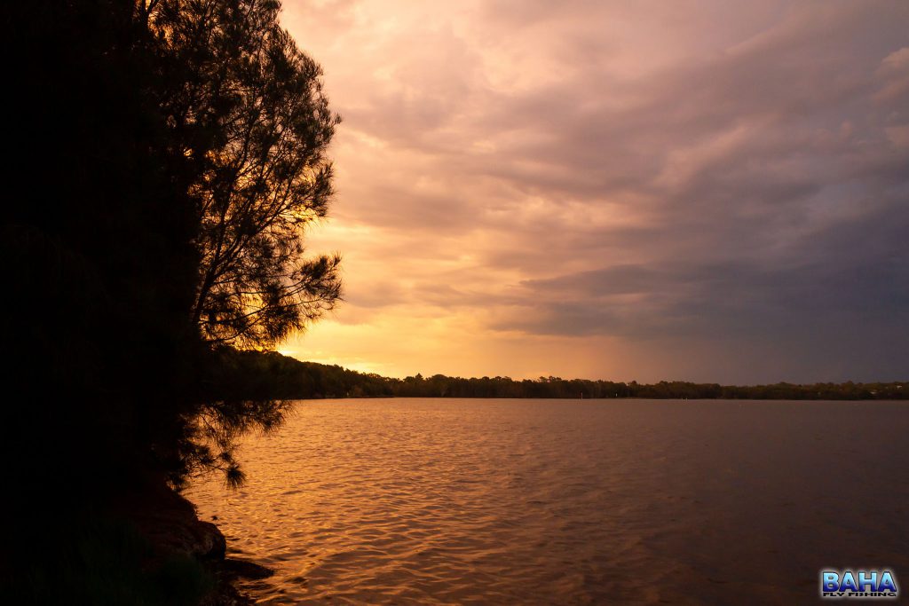 Sunset over Lake Munmorah