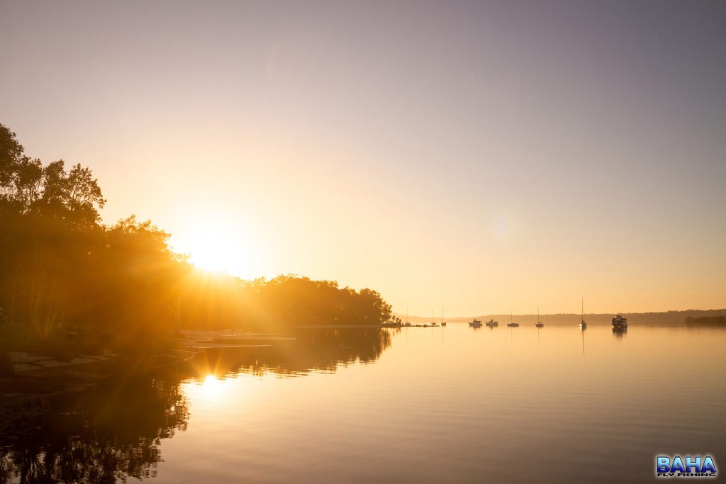 Sunset at Tilligerry Creek