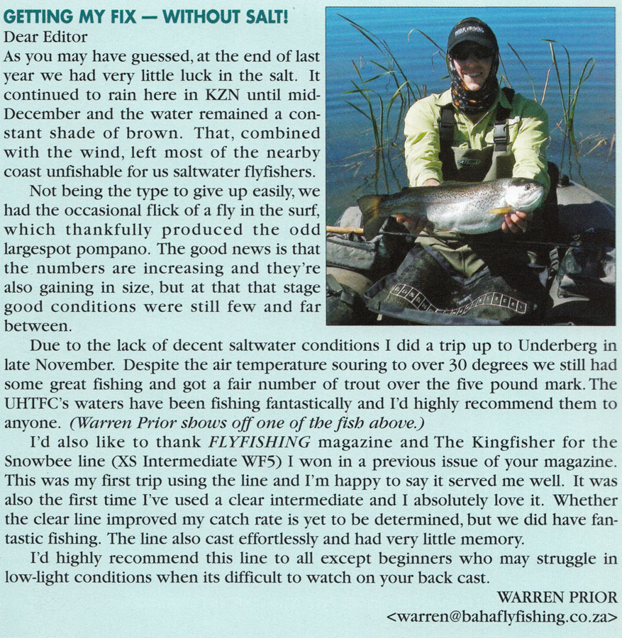 Baha Fly Fishing In Africa's Original Flyfishing Magazine