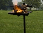 Braaing In The Evening At Kamberg