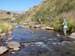 My Dad Fishing A Nice Run