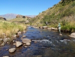 Clive Prior Fishing A Run On The Bushmans