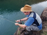 Fishing A Deep Pool At Lotheni