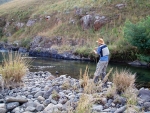 Fishing A Small Pool On The Lotheni