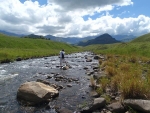 Scenic Shot Of Fly Fishing The Lotheni River