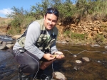 Nick With His First Wild Brown