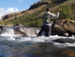 Nick Nortje Fishing A Pool On The Bushmans