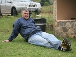 Bruce Relaxing At Kamberg