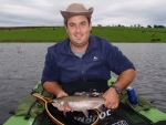 Nick Nortje With A Rainbow Trout