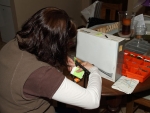 Sharon Tying Flies