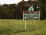 Lake Naverone Sign