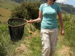 Sharon Steele With Her First Fish