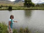 Sharon Releasing Her Fish