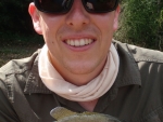 Warren With A Bass Taken On Fly