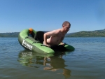 Warren Testing Nick's Float Tube