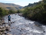 Sharon Fly Fishing The Bushmans River