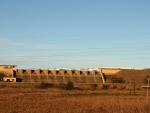 Snow Over Midmar Dam Wall