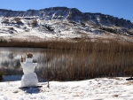 Snow Fly Fisherman