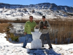 Warren And Nick With Their Snow Fly Fisherman