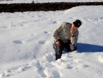 Warren Prior Relaxing In The Snow