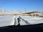 Snow Tracks In A Terios