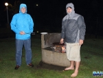 Warren Prior And Nick Nortje Braaiing In The Rain
