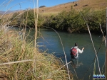 Nick fly fishing the Bushman\'s River