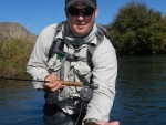 Nick  with a Bushman\'s river rainbow trout