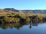 Warren fly fishing the Bushman\'s River