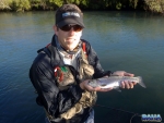 Warren with a nice rainbow trout