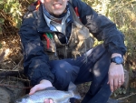 Warren Prior with a nice rainbow trout