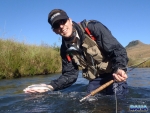 Warren with a Bushman\'s River rainbow