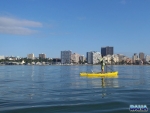 Warren fishing from the Freedom Hawk 12
