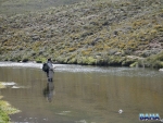 Ian Cox fly fishing the Sani River
