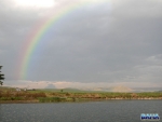 A rainbow over Lake Ringstead
